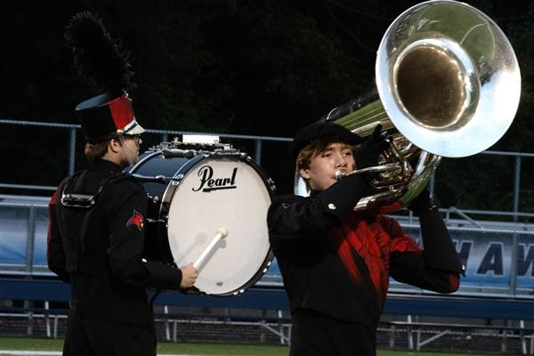 Crofton High School Marching Band Performing